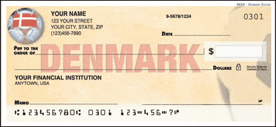 Denmark World Soccer Personal Checks