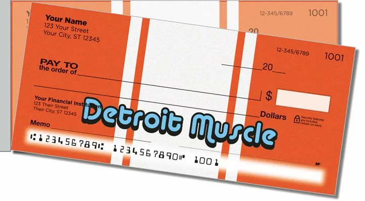 Detroit Muscle Side Tear Personal Checks