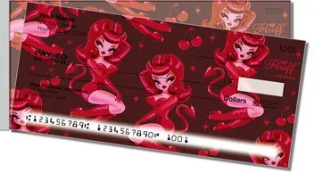 Devilette Side Tear Personalized Checks