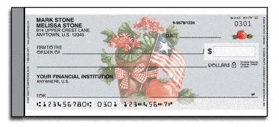Diane Knotts Americana Side Tear Personal Checks