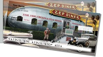Diner Side Tear Personalized Checks