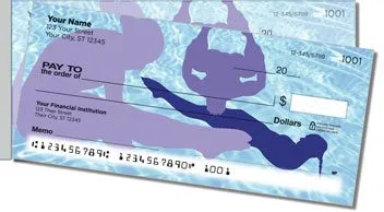 Diving Side Tear Personalized Checks