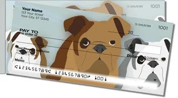 Doggone Cute Side Tear Design Checks