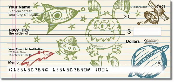 Doodle Pad Personal Checks