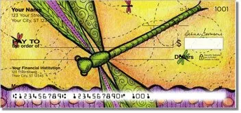 Dragonfly Art Design Checks
