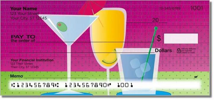 Drink Up Personal Checks