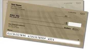 Earth Tone Side Tear Checks