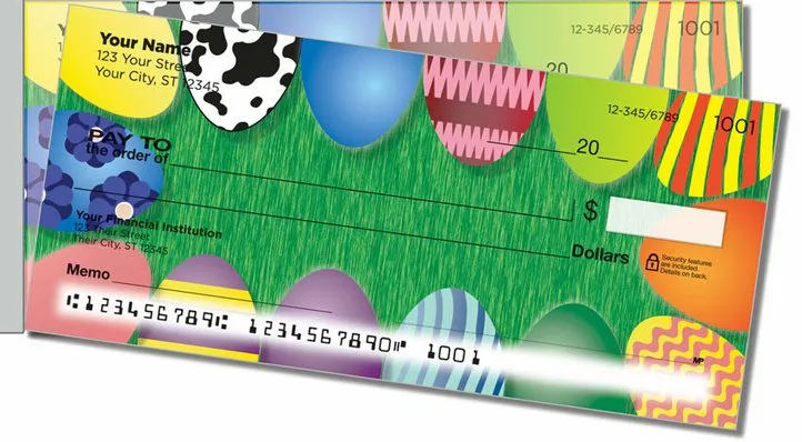 Easter Egg Side Tear Personal Checks