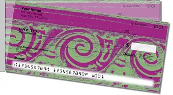 Elegant Scroll Side Tear Checks