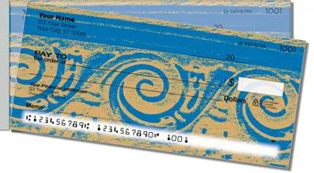 Elegant Scroll Side Tear Personalized Checks