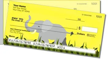 Elephant Side Tear Design Checks