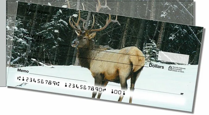 Elk Side Tear Personal Checks
