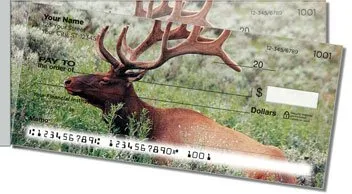 Elk Side Tear Personalized Checks