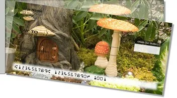 Enchanted Mushroom Side Tear Design Checks