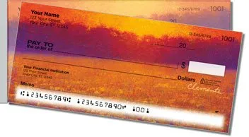 Evening Glow Side Tear Design Checks