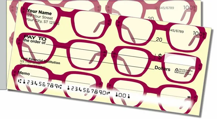 Eyeglass Side Tear Personal Checks