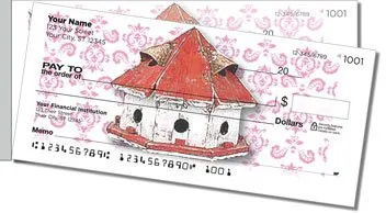 Fancy Birdhouse Side Tear Design Checks