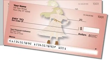 Fashion Model Side Tear Personalized Checks