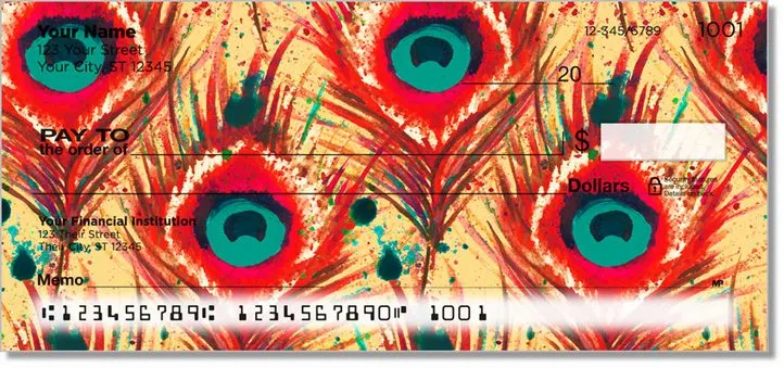 Feather Frenzy Personal Checks