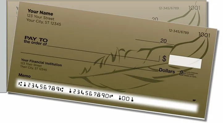 Feather Side Tear Personal Checks