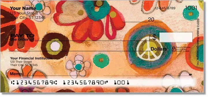Feelin Groovy Personal Checks