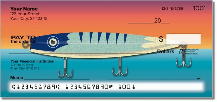 Fishing Lure Personal Checks