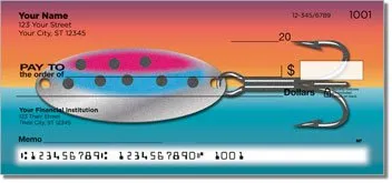 Fishing Lure Personalized Checks