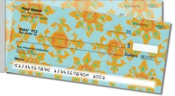 Floral Fabric Side Tear Checks