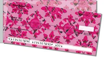 Floral Fabric Side Tear Design Checks