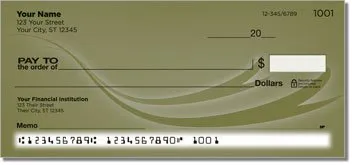 Flowing Ribbon Checks
