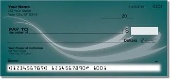 Flowing Ribbon Design Checks