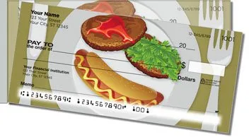 Food Face Side Tear Design Checks