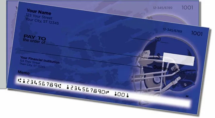 Football Side Tear Personal Checks