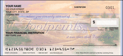 Footprints Personal Checks