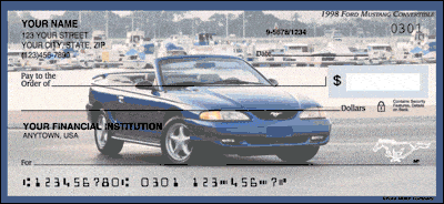 Ford Mustang Personal Checks