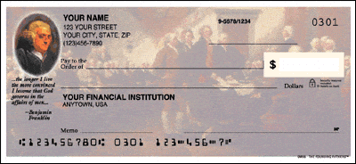 Founding Fathers Personal Checks