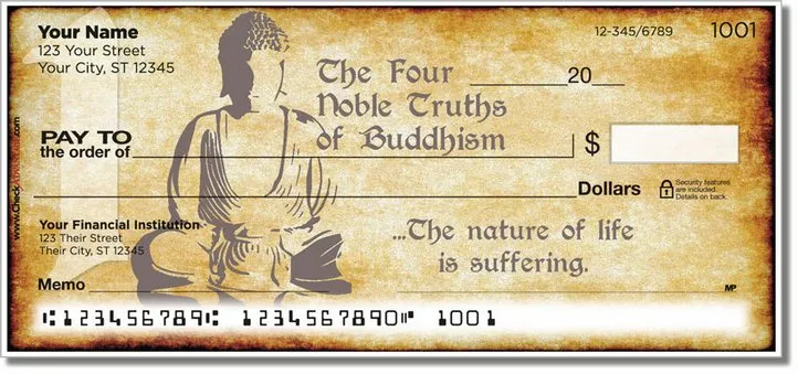 Four Noble Truths Personal Checks