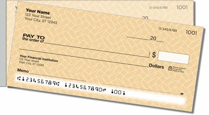 Fractured Side Tear Personal Checks