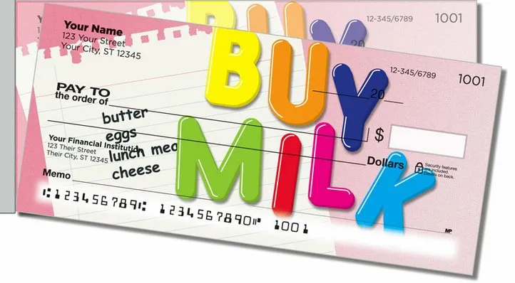 Fridge Note Side Tear Personal Checks