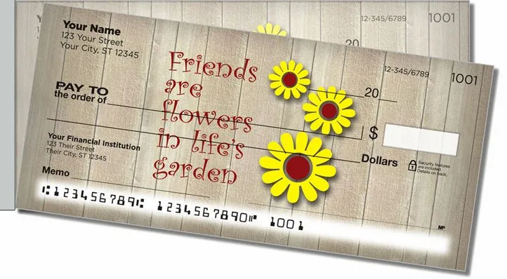 Friends Are Side Tear Personal Checks