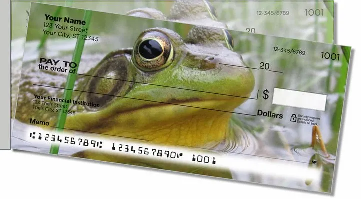 Frog Side Tear Personal Checks