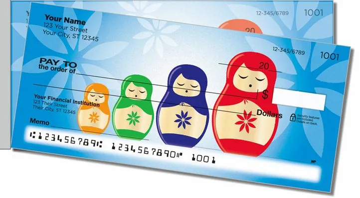 From Russia With Love Side Tear Personal Checks