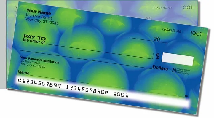 Funky Bubble Wrap Side Tear Personal Checks