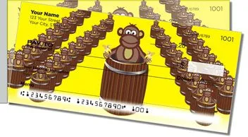 Funky Monkey Side Tear Design Checks
