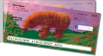 Fuzzy Bear Side Tear Design Checks