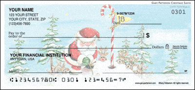 GP Christmas Santa Personal Checks
