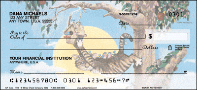 Gary Patterson Cats Personal Checks