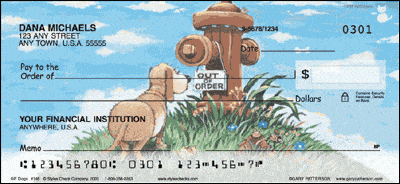 Gary Patterson Dogs Personal Checks