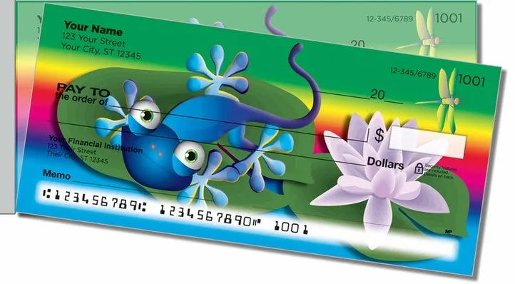 Gecko Side Tear Personal Checks