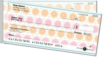 Geo Floral Side Tear Checks